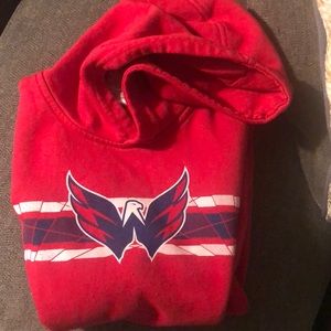 2/$30 Washington Capitals Red Hoodie Hockey Hoodie